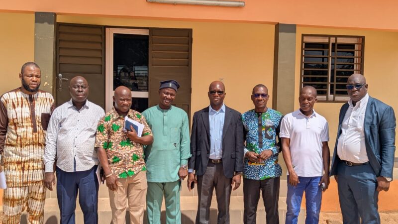 ACTIVITÉS CONSEIL RÉGIONAL DU TCHOLOGO. VISITE DE TERRAIN